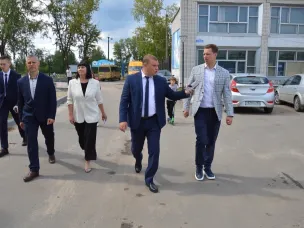 Министр спорта Нижегородской области Дмитрий Кабайло с рабочим визитом посетил городской округ город Кулебаки